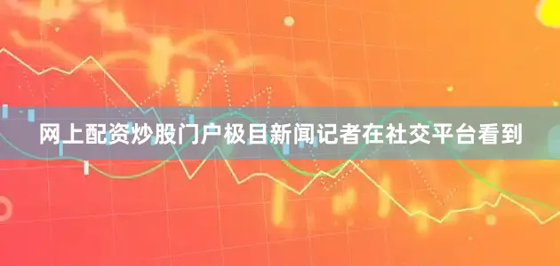 网上配资炒股门户极目新闻记者在社交平台看到