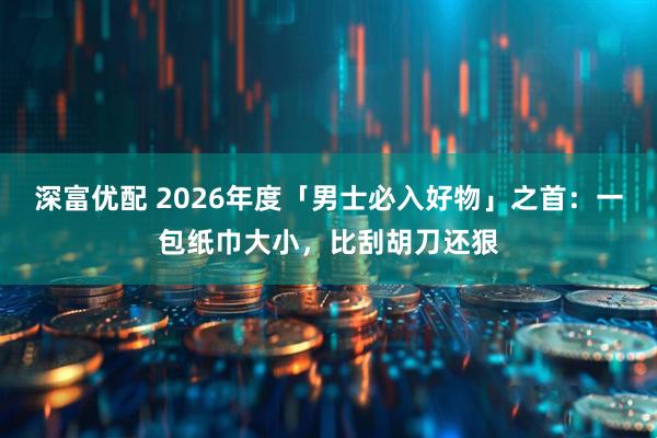 深富优配 2026年度「男士必入好物」之首：一包纸巾大小，比刮胡刀还狠